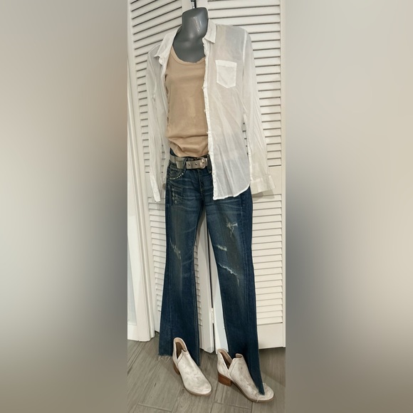 Diba True Vintage leather Work Nerd ankle booties size 8 - Picture 10 of 13